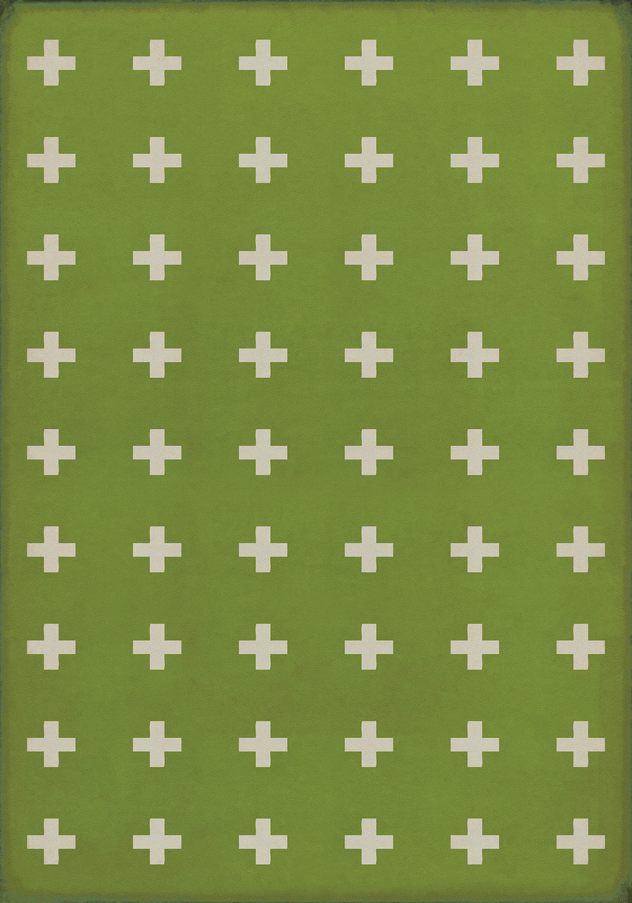 Pattern 24 Corsica - vinyl floor cloth size 84x120