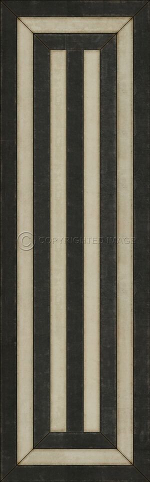 Pattern 30 Zhou - vinyl floor cloth sizes 24x77, 30x96, 26x83 and 36x115 