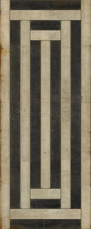 Pattern 30 Ming - vinyl floor cloth sizes 30x75, 36x90