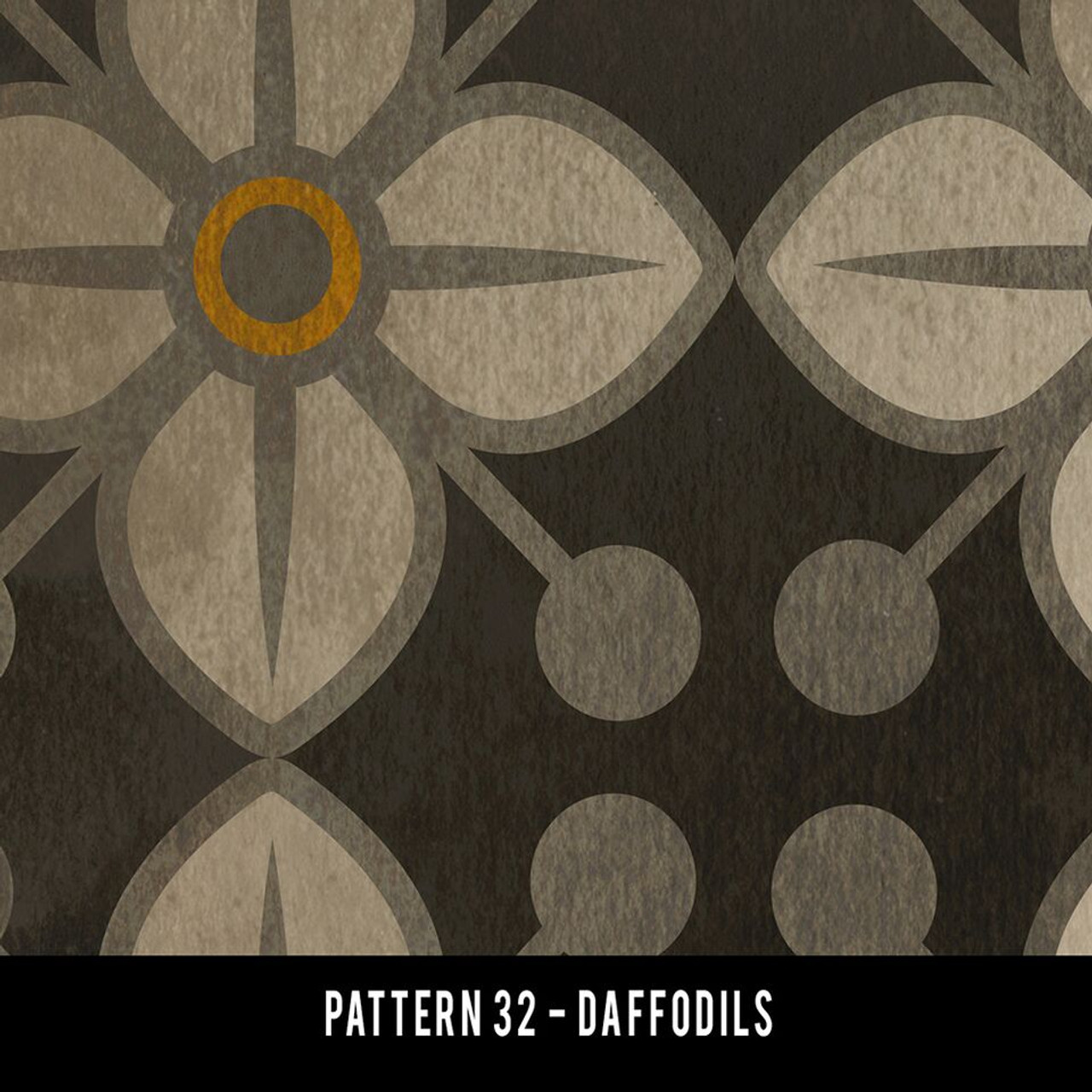 Swatch for Pattern 32 - vinyl floor cloth