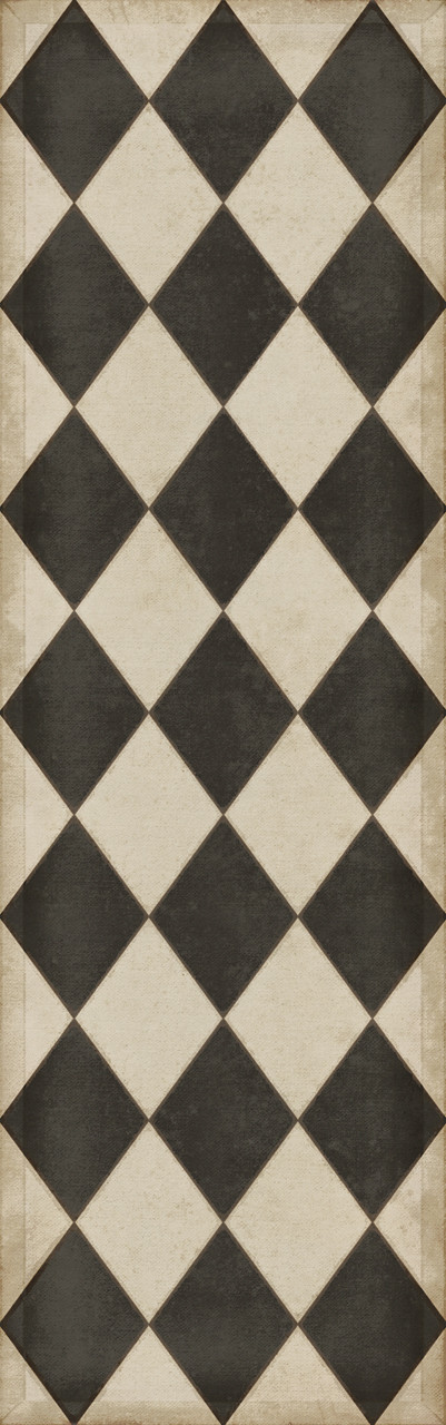 114×202 \"Snow diamond” ViNTAGE RUG 114×202 