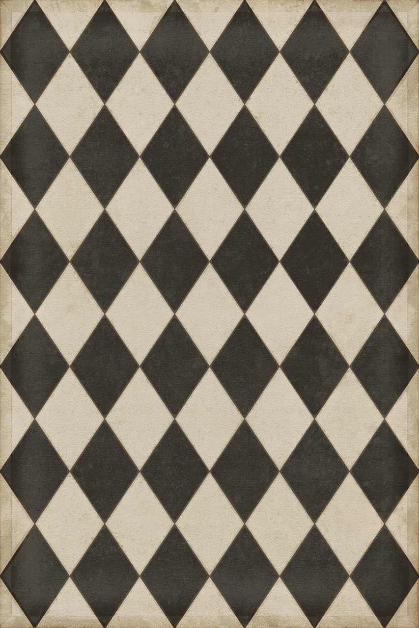 114×202 \"Snow diamond” ViNTAGE RUG 114×202 