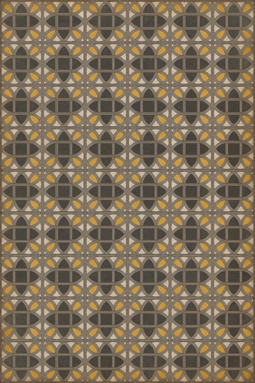 Williamsburg Laramie Lattice Paul Revere - vinyl floor cloth sizes 20x30, 24x36, 38x56, 52x76, 70x102