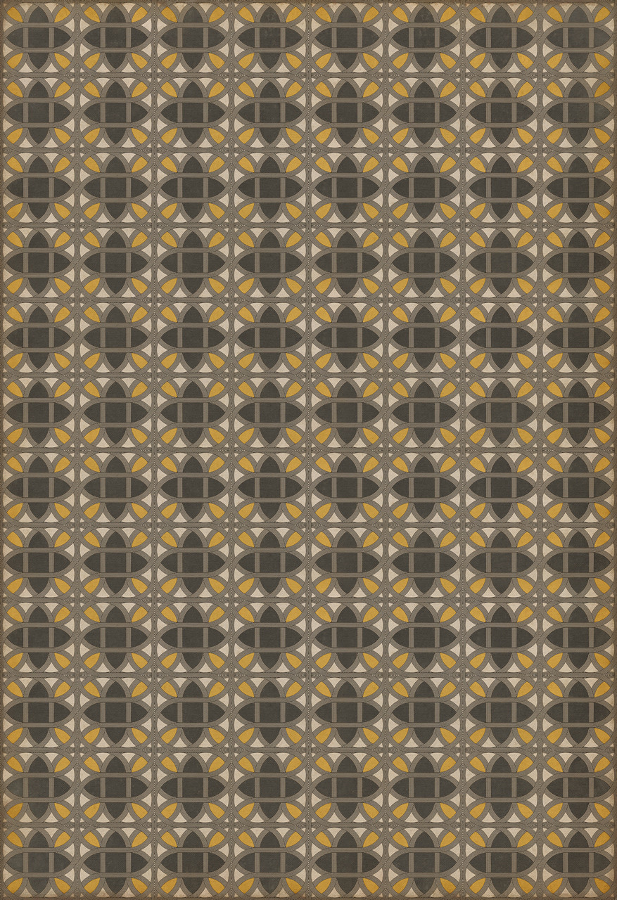 Williamsburg Laramie Lattice Paul Revere - vinyl floor cloth sizes 96x140, 120x175