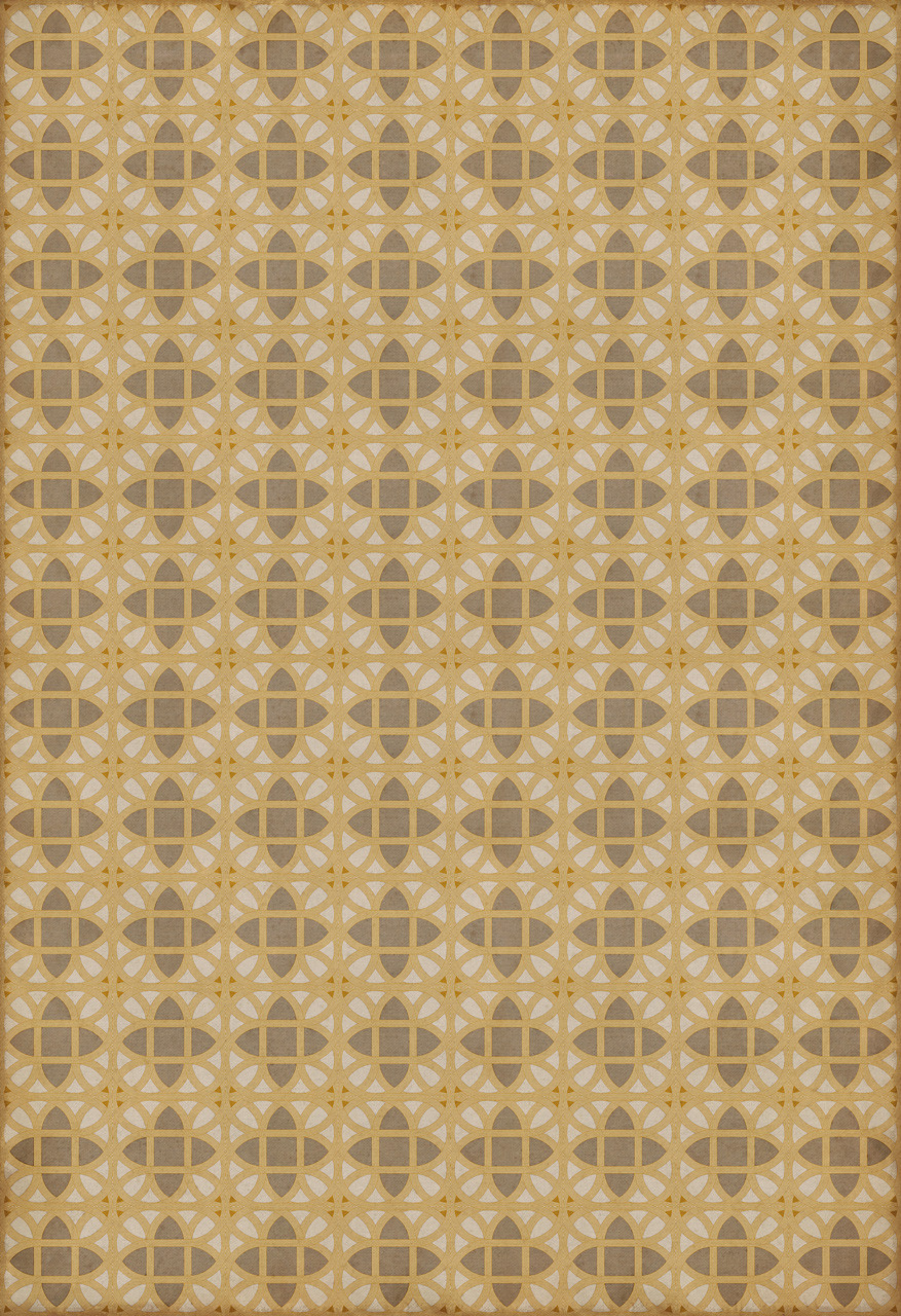 Williamsburg Laramie Lattice William Plummer - vinyl floor cloth sizes 96x140, 120x175