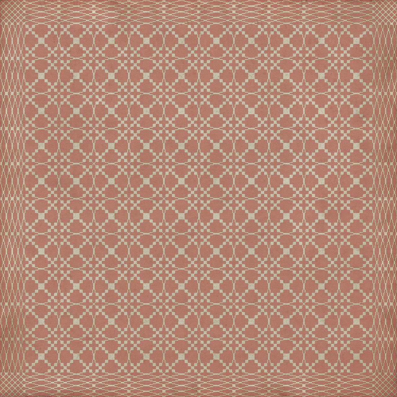 Woven Amelia - vinyl floor cloth size 84x84