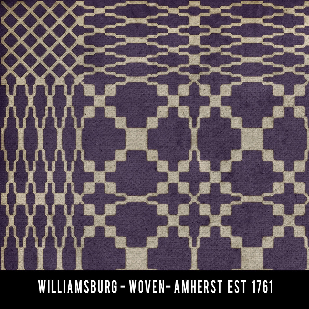 Williamsburg Woven Amherst - vinyl floor cloth swatch sample