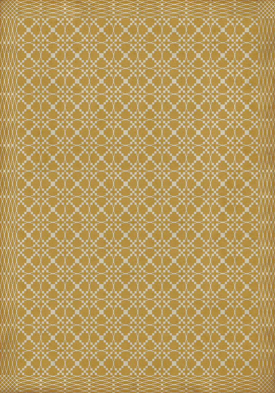 Woven Essex - vinyl floor cloth size 84x120