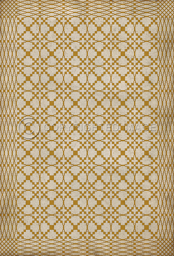 Williamsburg Woven Fairfax - vinyl floor cloth sizes 20x30, 24x36, 30x44, 38x56