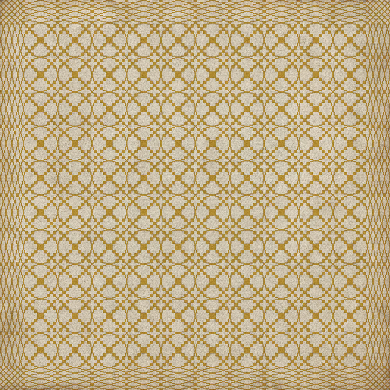 Woven Fairfax - vinyl floor cloth size 84x84