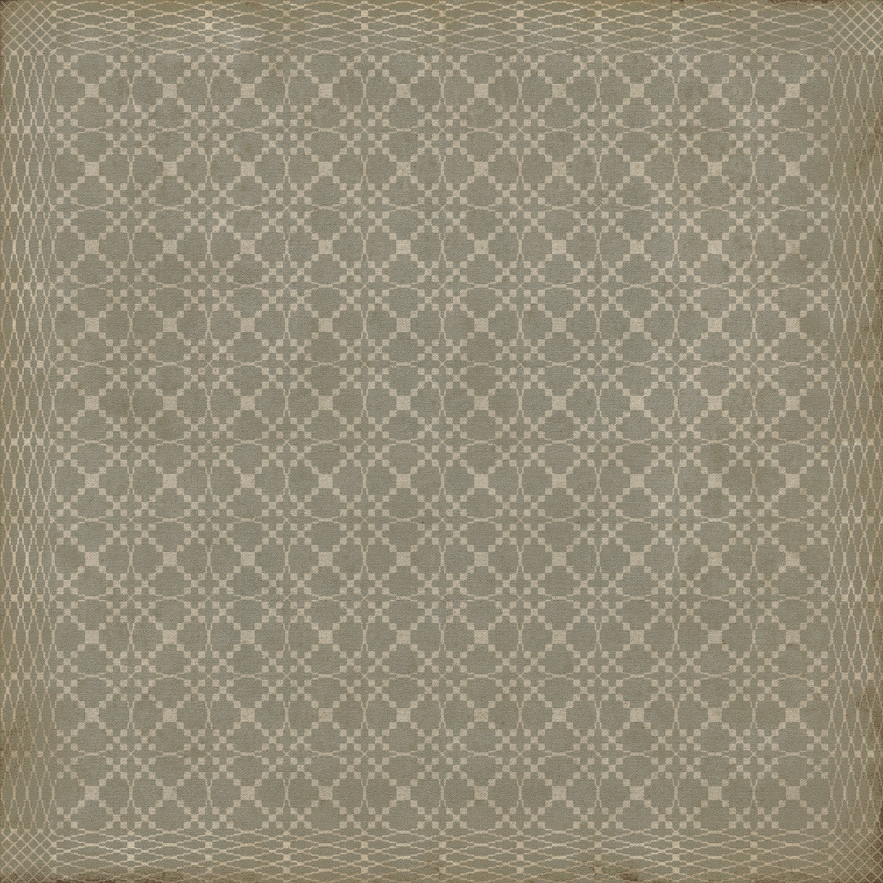 Woven Rockingham - vinyl floor cloth size 84x84