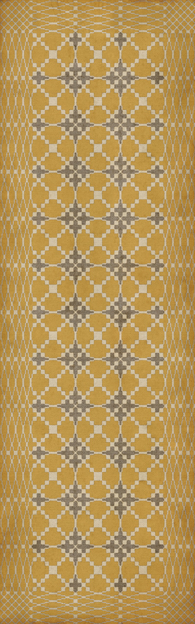 Williamsburg Woven Surry - vinyl floor cloth sizes 24x77, 30x96, 36x115