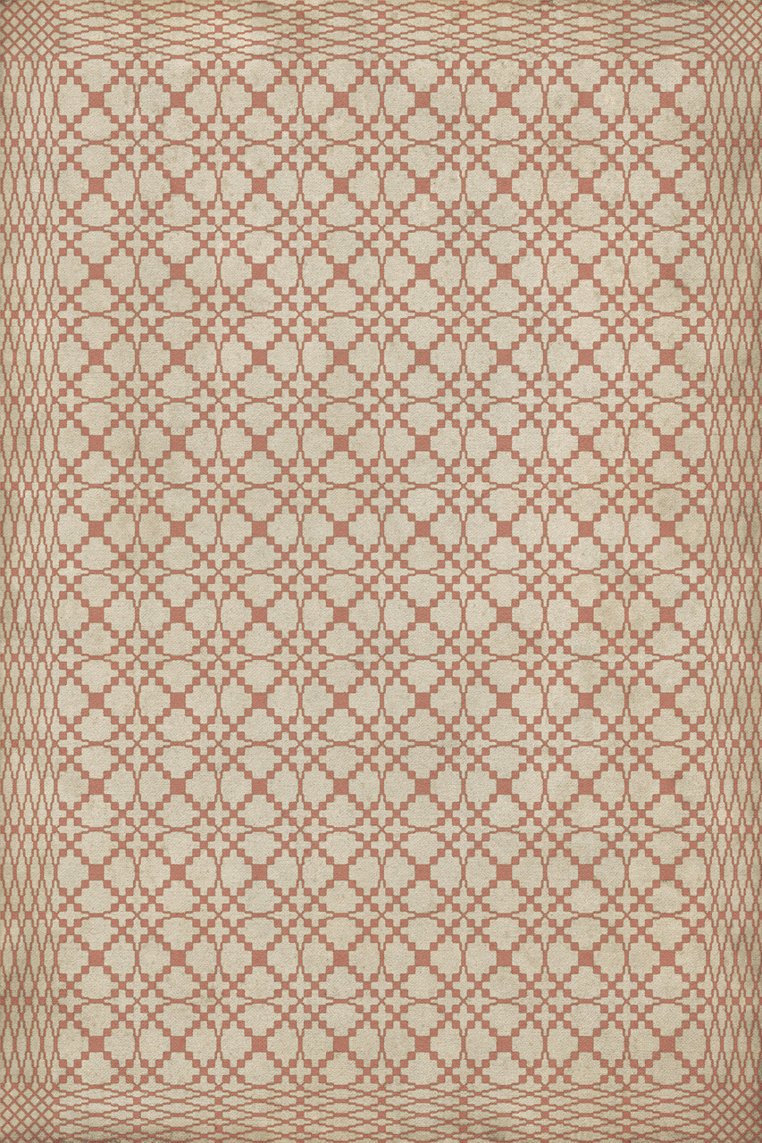 Williamsburg Woven Westmoreland - vinyl floor cloth sizes 20x30, 24x36, 30x44, 38x56, 52x76, 70x102