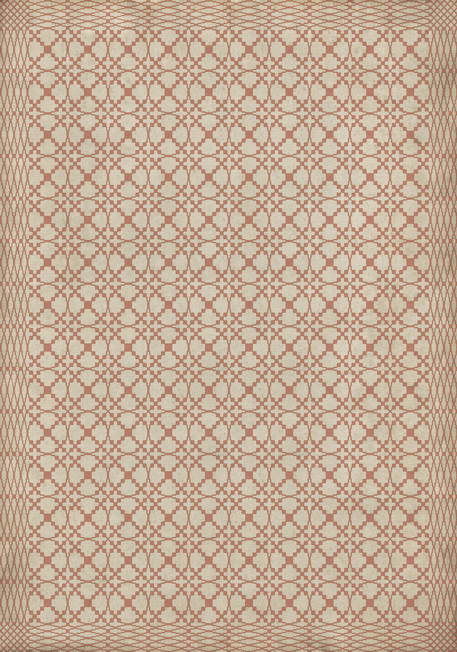 Woven Westmoreland - vinyl floor cloth size 84x120