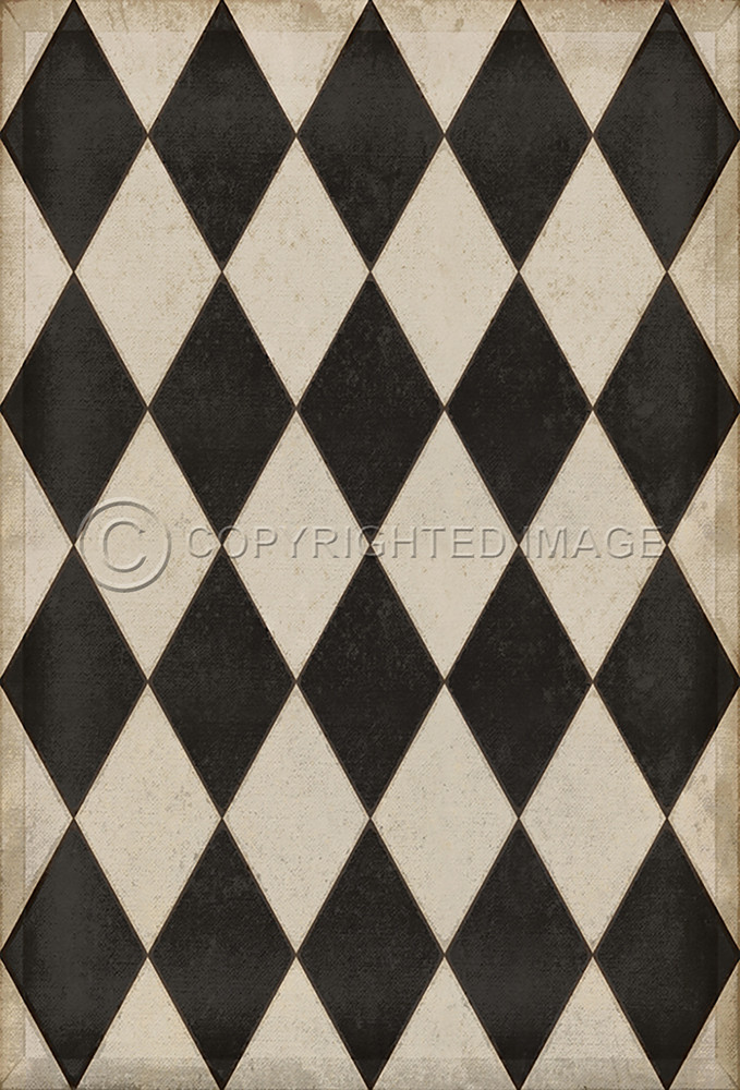 edwards diamonds quick ship vinyl floor cloth 20x30, 24x36, 38x56