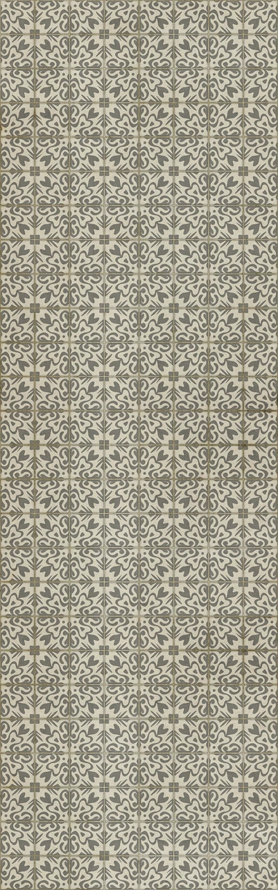 Pattern 56 Mrs Norris - vinyl floor cloth sizes 24x77, 26x83, 30x96, 36x115