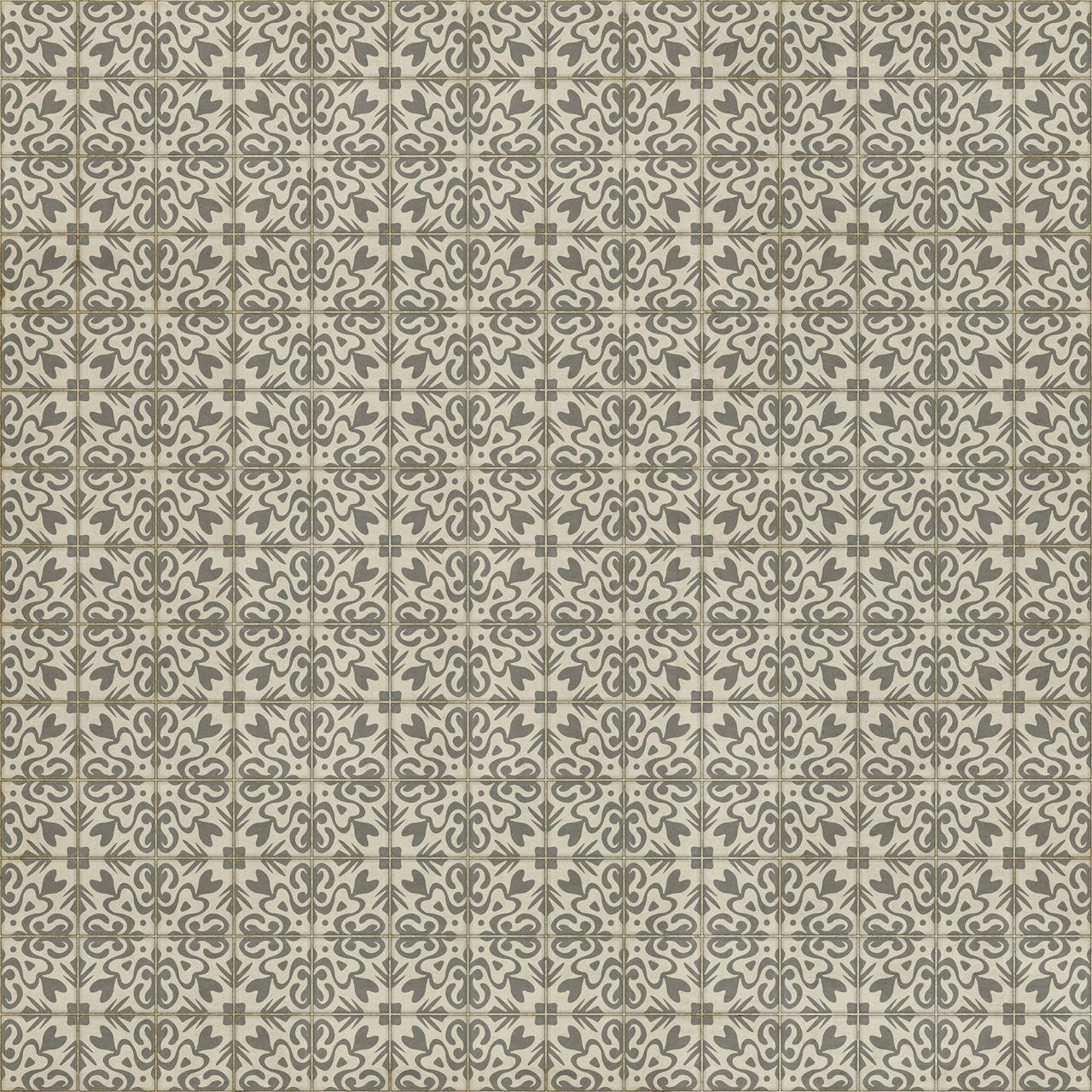 Pattern 56 Mrs Norris - vinyl floor cloth sizes 84x84, 96x96, 120x120