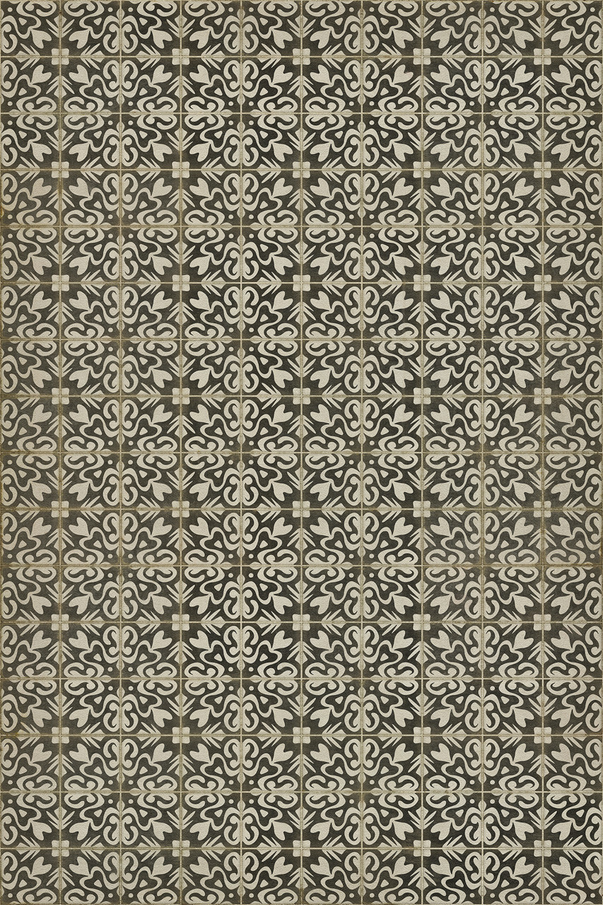 Pattern 56 Mr Gardiner - vinyl floor cloth sizes 20x30, 24x36, 30x44, 38x56