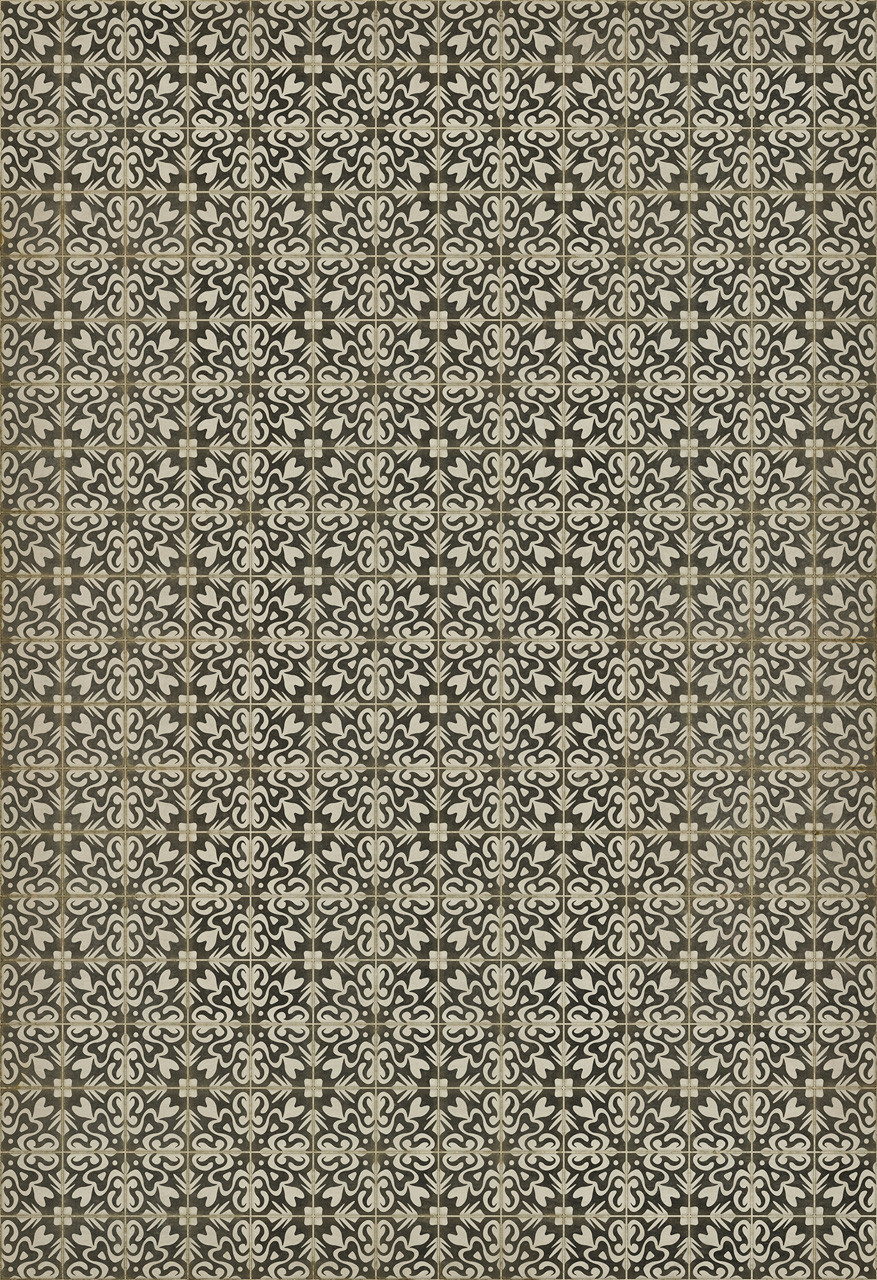 Pattern 56 Mr Gardiner - vinyl floor cloth sizes 84x120, 96x140, 120x175