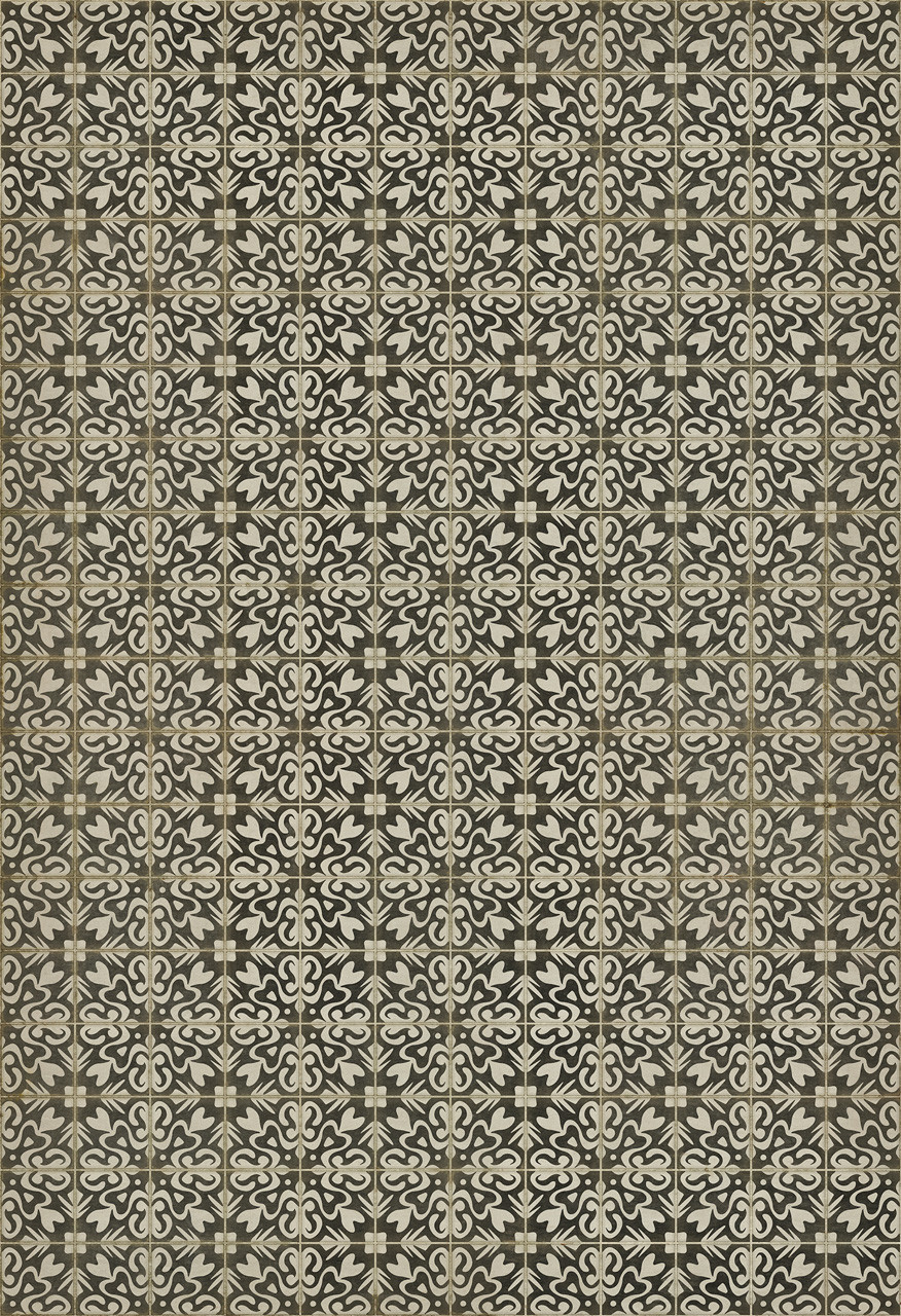 Pattern 56 Mr Gardiner - vinyl floor cloth sizes 52x76, 70x102