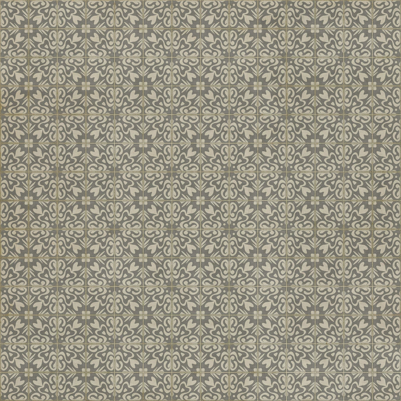 Pattern 56 Mr Wickham - vinyl floor cloth sizes 84x84, 96x96, 120x120