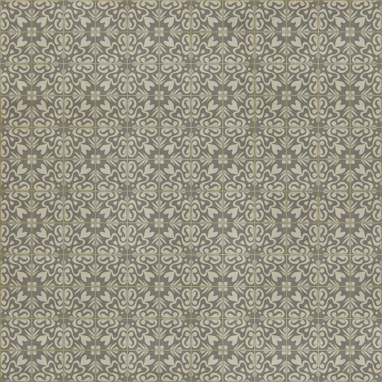 Pattern 56 Mr Wickham - vinyl floor cloth sizes 60x60, 72x72