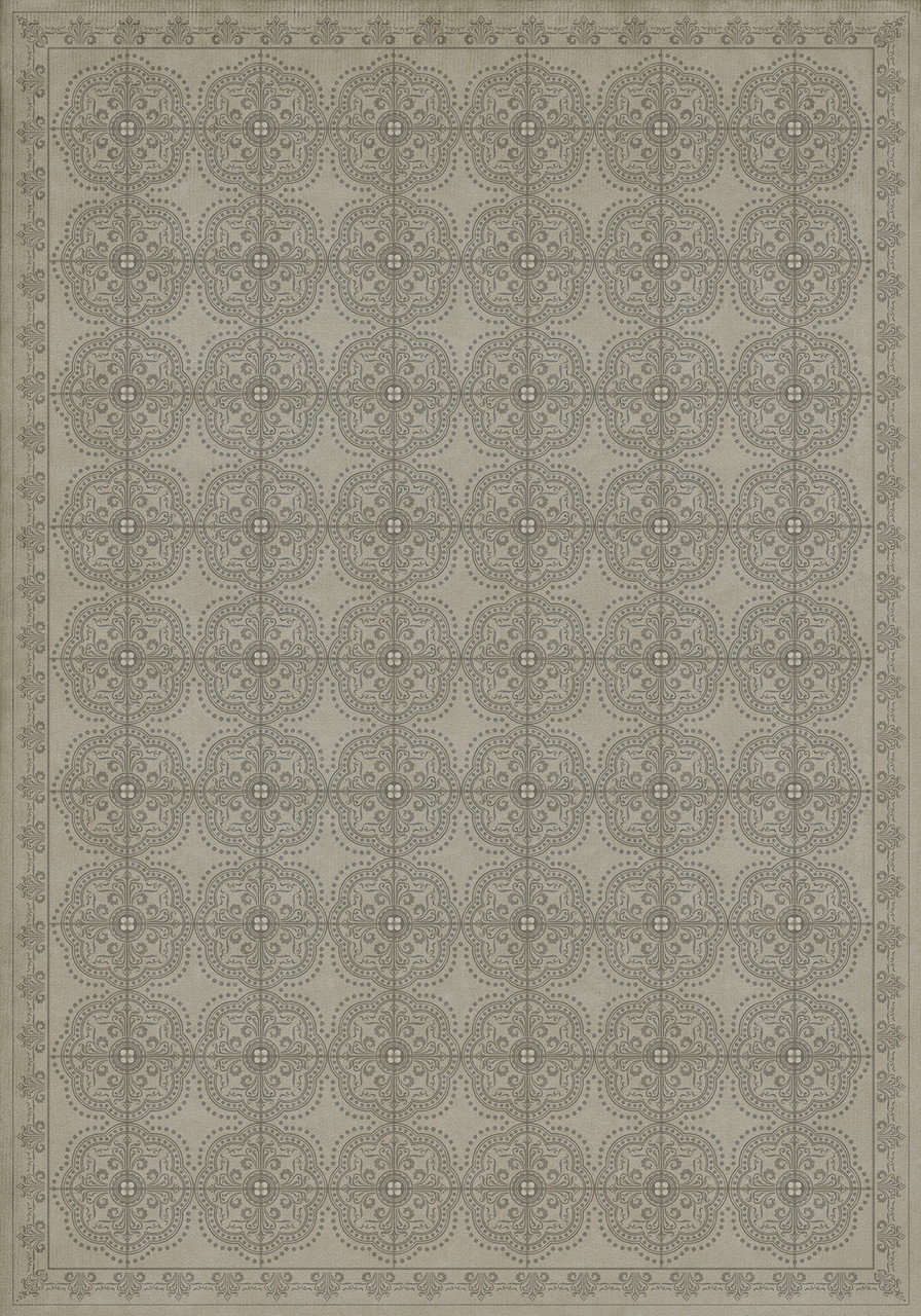 Pattern 28 Calm - vinyl floor cloth size 84x120