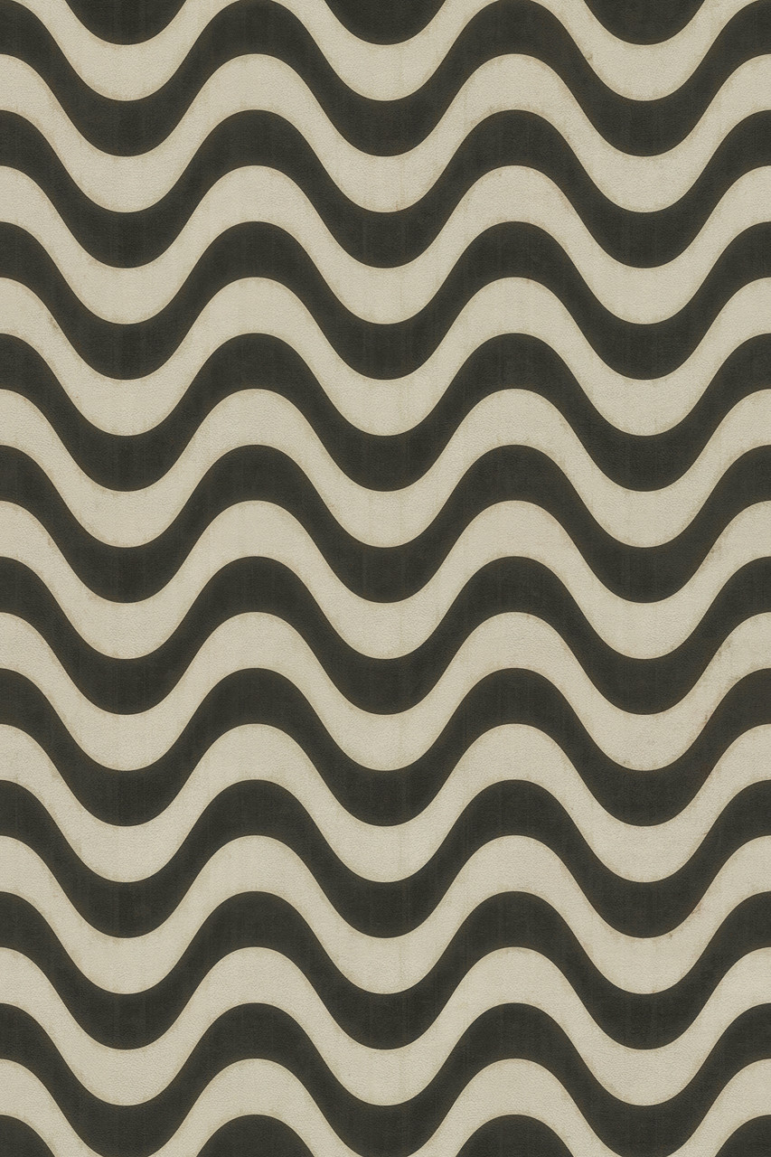 Pattern 18 Frequency - vinyl floor cloth sizes 20x30, 24x36, 30x44, 38x56
