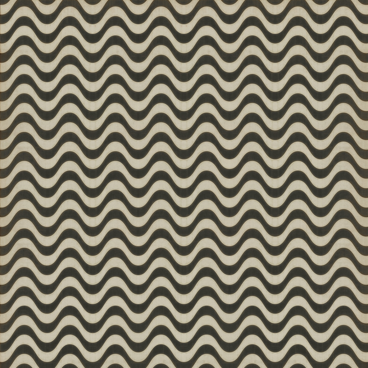 Pattern 18 Frequency - vinyl floor cloth 96x96, 120x120