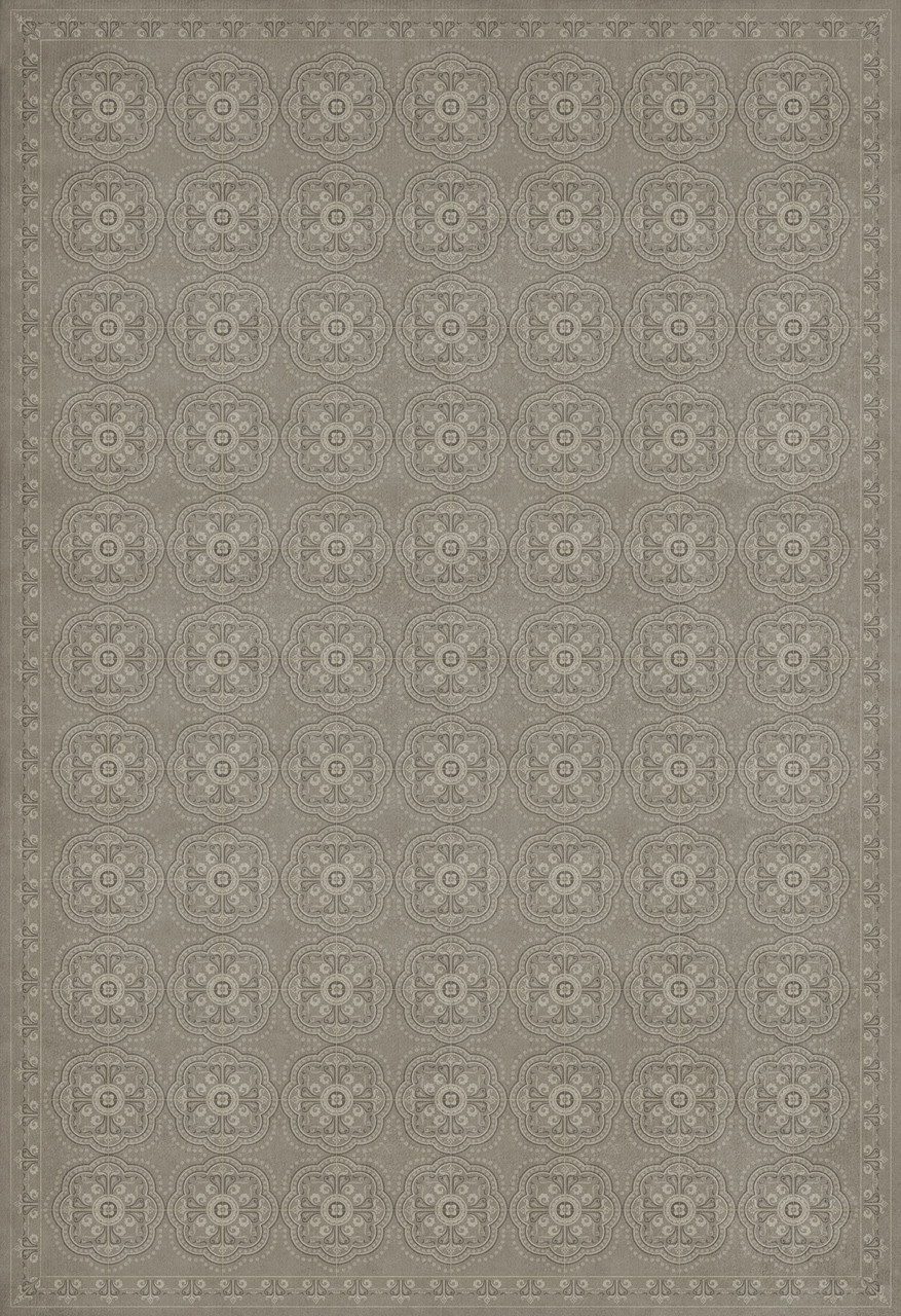 Pattern 28 Stilled - vinyl floor cloth sizes 96x140, 120x175