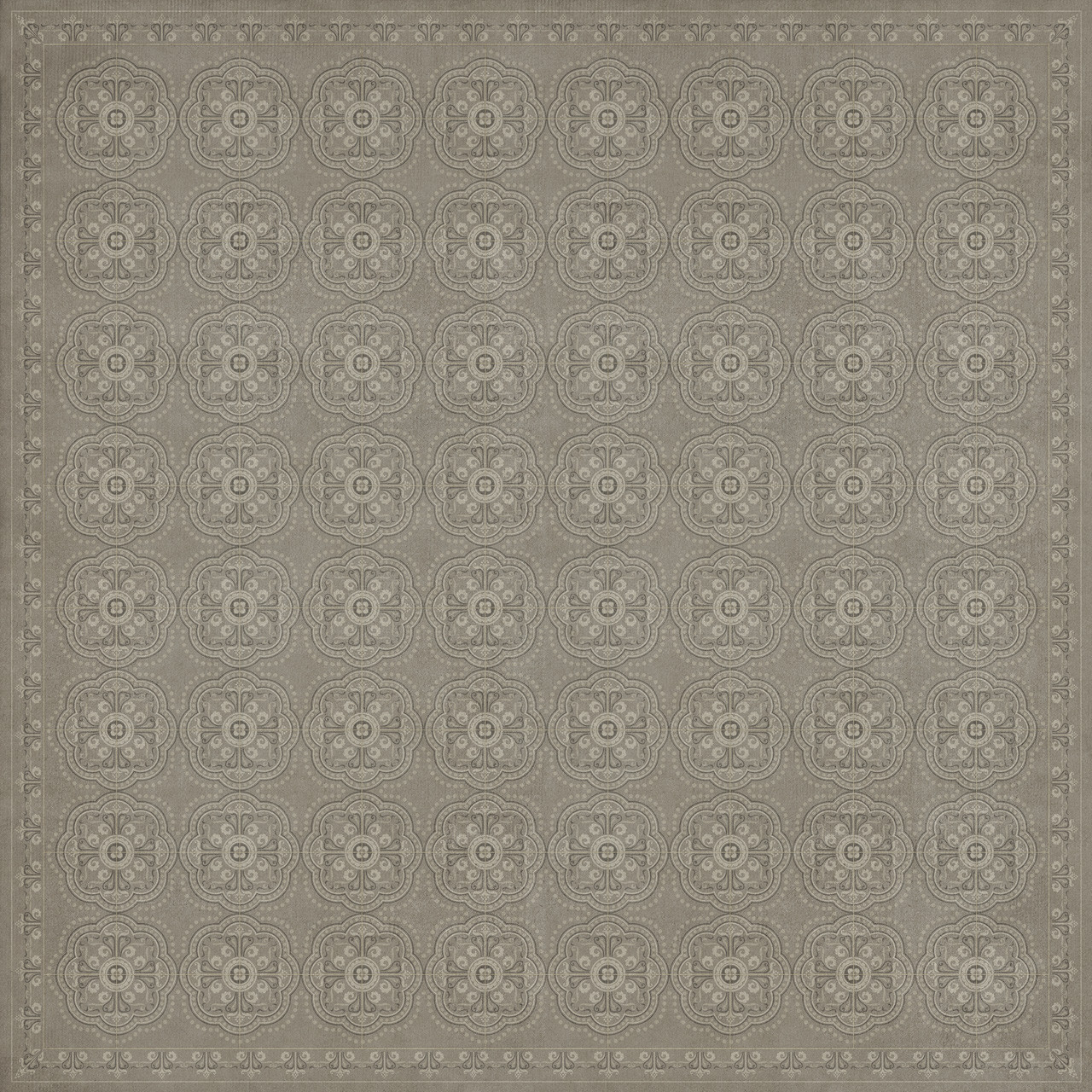 Pattern 28 Stilled - vinyl floor cloth sizes 96x96, 120x120