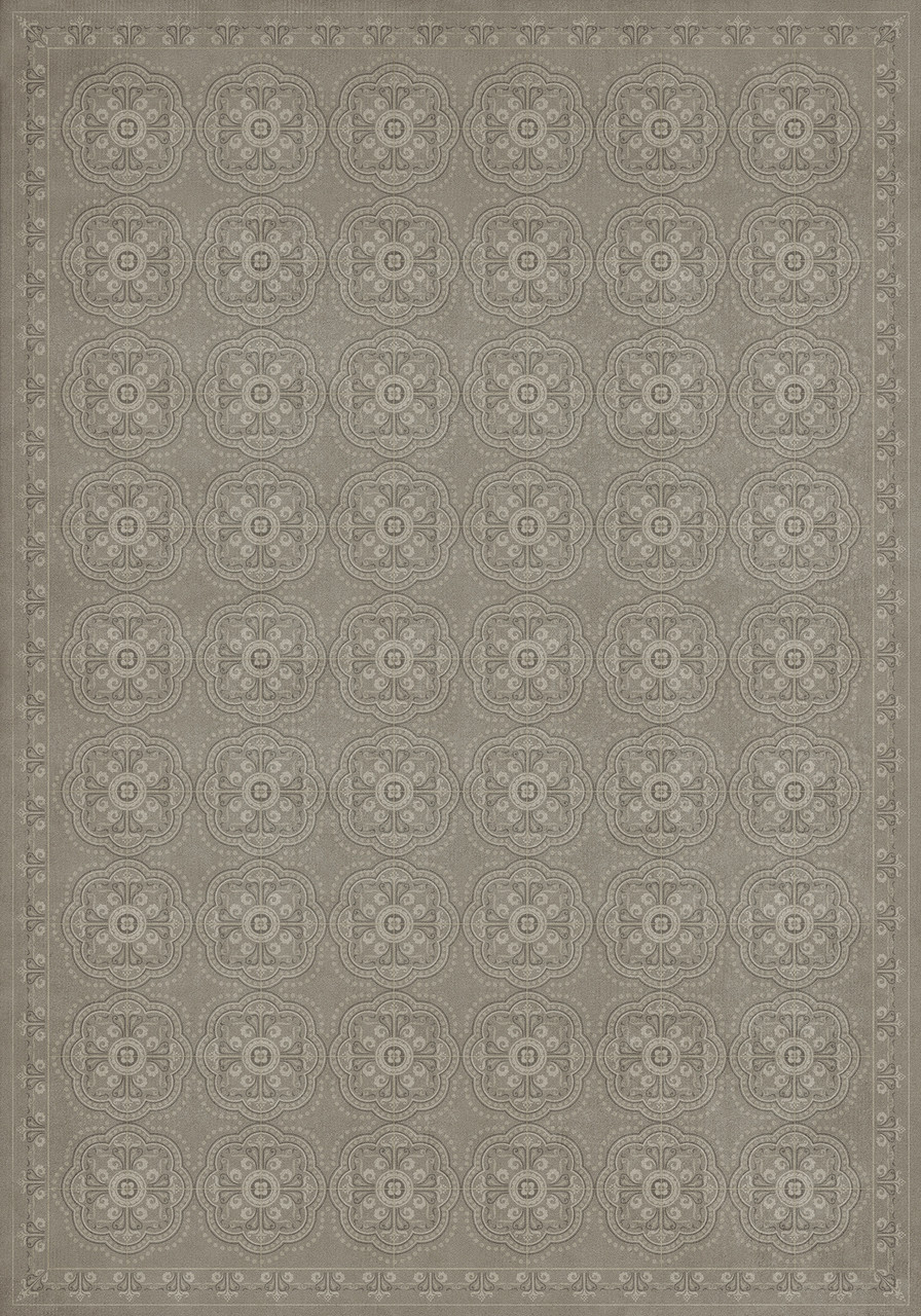 Pattern 28 Stilled - vinyl floor cloth sizes 84x120
