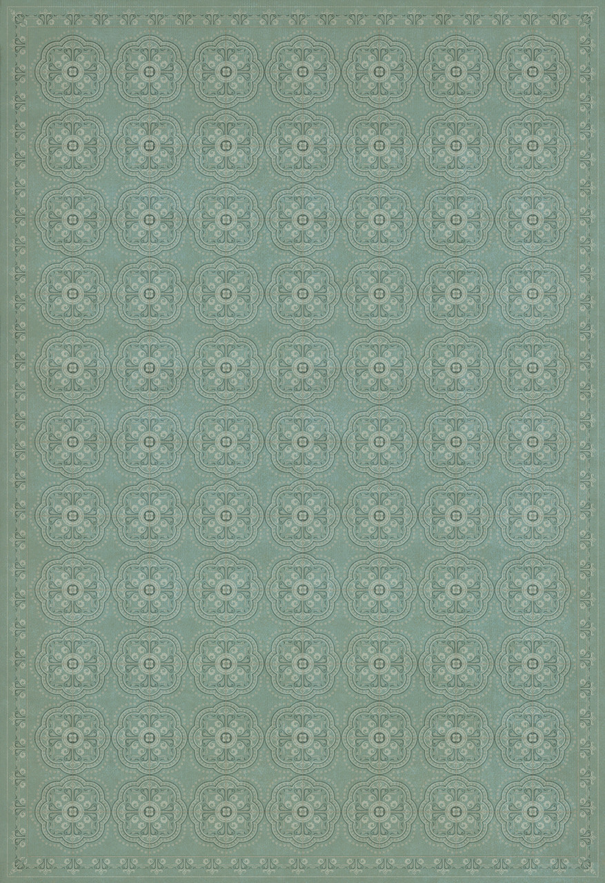 Pattern 28 Unspoken - vinyl floor cloth sizes 96x140, 120x175