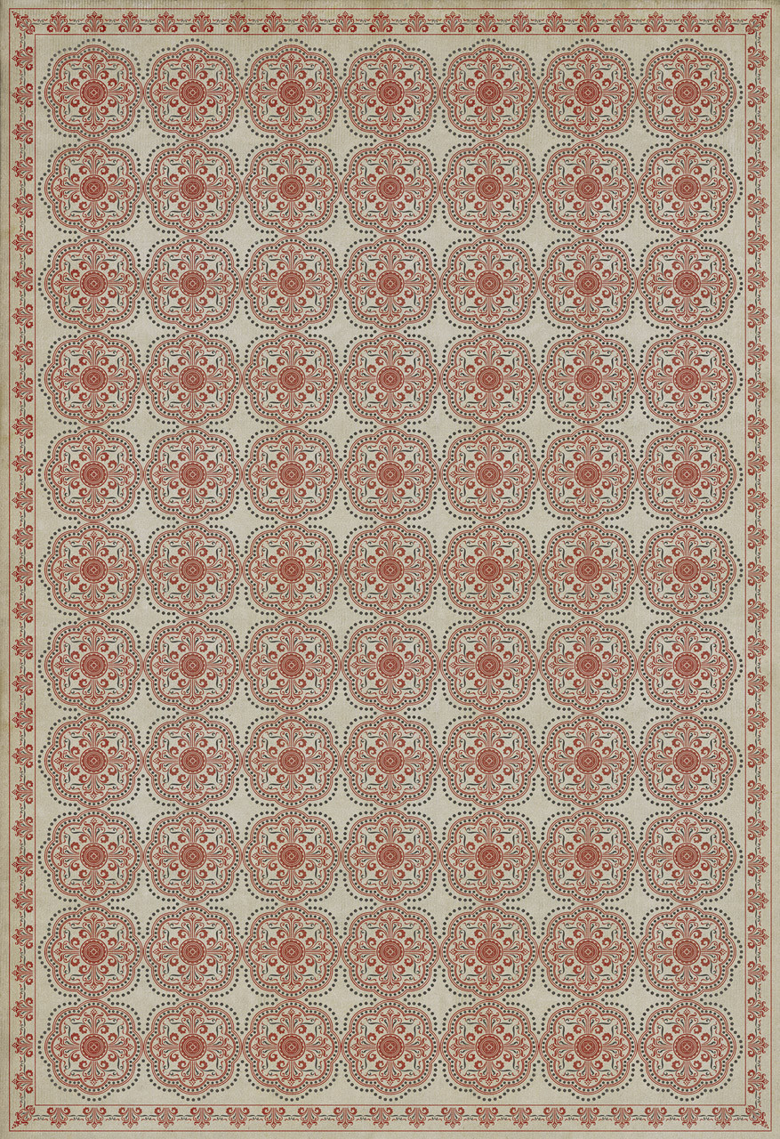 Pattern 28 You're Not Going Mad - vinyl floor cloth sizes 96x140, 120x175