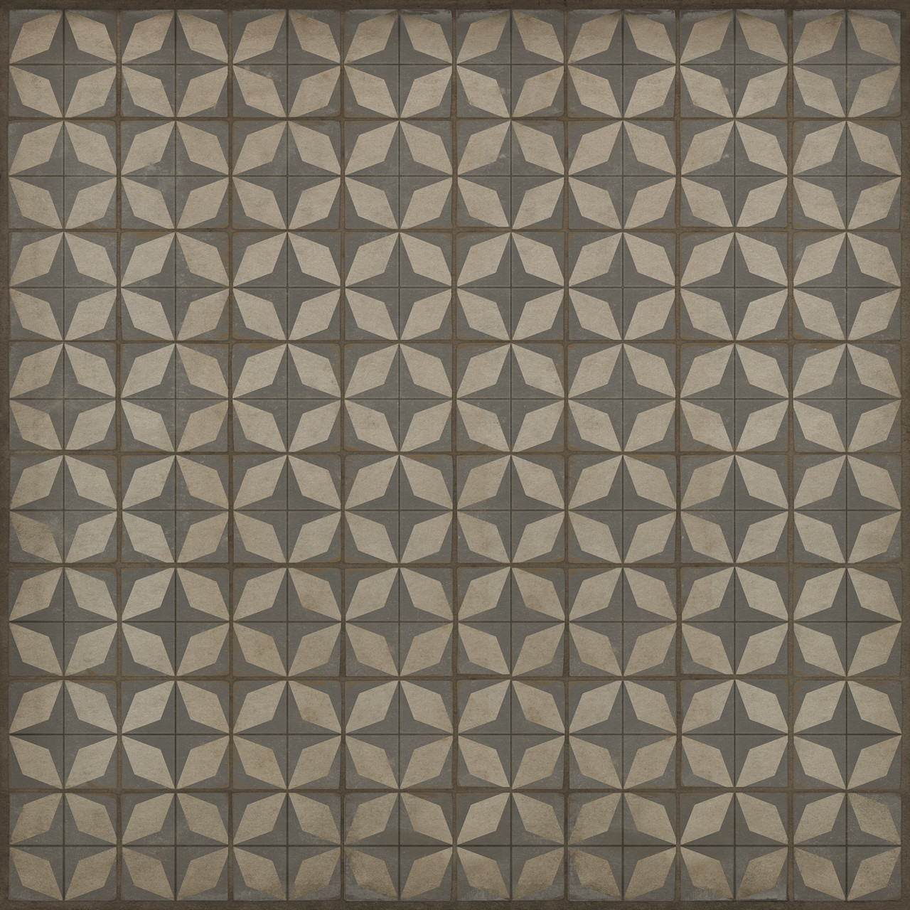 Classic Pattern 54 Gravitational Pull - vinyl floor cloth sizes 84x84, 96x96, 120x120