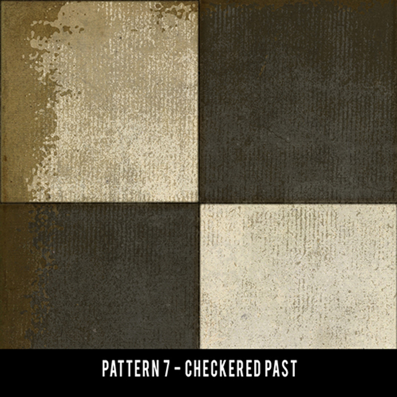 Swatches for Pattern 7 - vinyl floor cloths