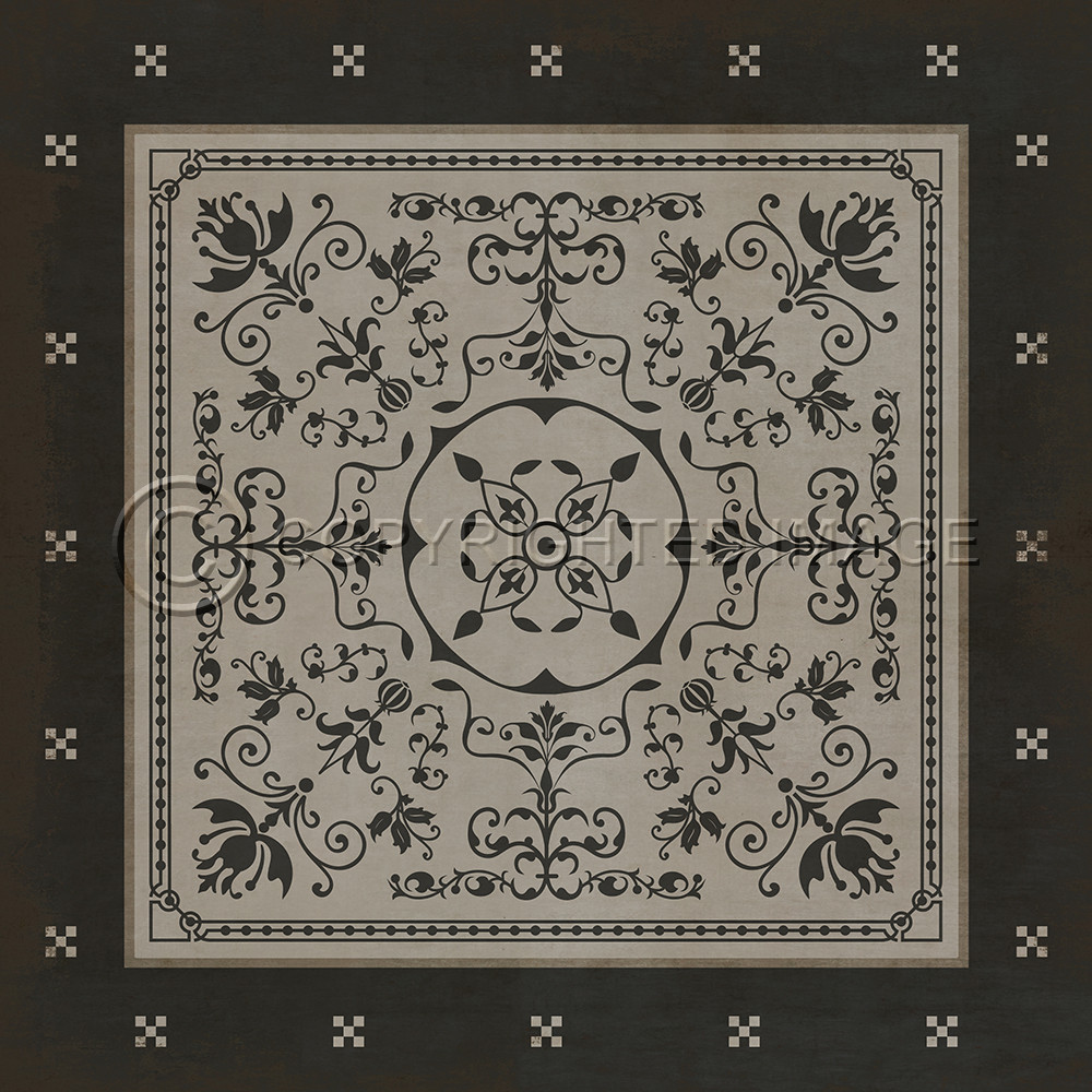 Pattern 22 Atticus vinyl floor cloth