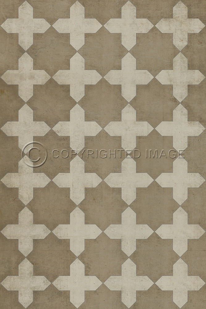 Pattern 23 Disciple vinyl floor cloth