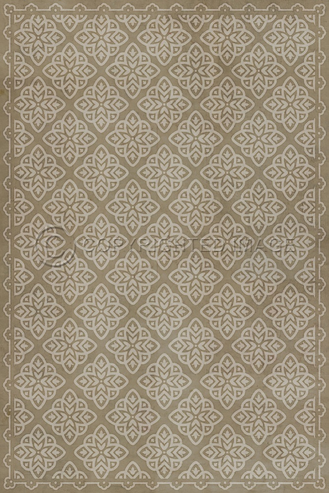 Pattern 45 vinyl floor cloth