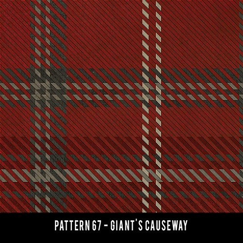 Pattern 67 Giants Causeway - vinyl floor cloth sample swatch
