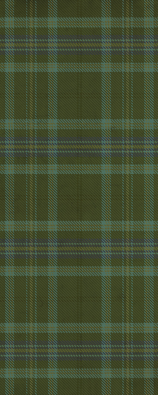 Pattern 67 Lochness - vinyl floor cloth sizes 30x75, 36x90