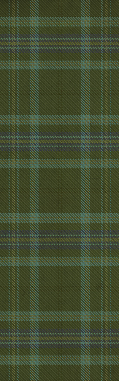 Pattern 67 Lochness - vinyl floor cloth sizes 24x77, 30x96, 26x83, 36x115