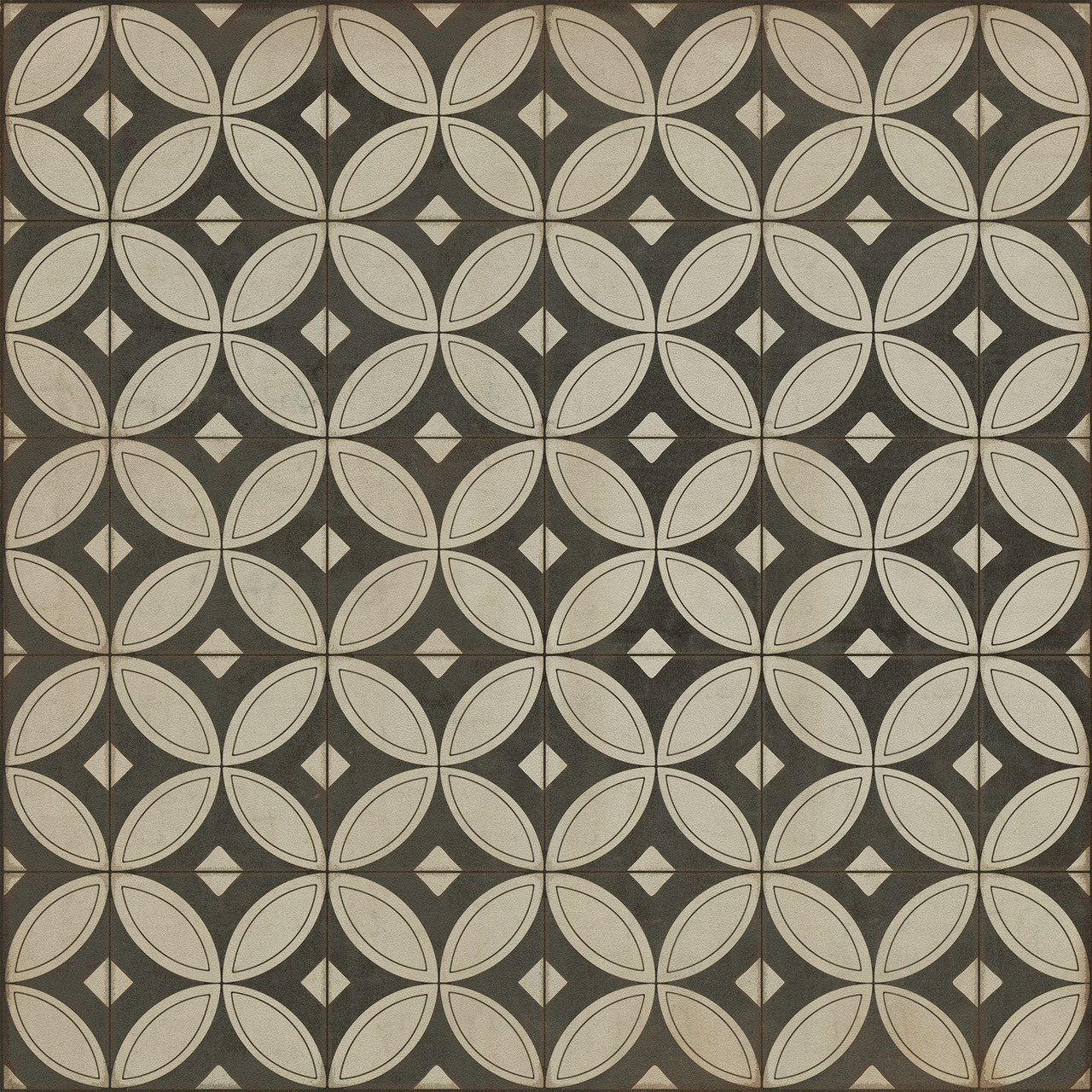 Pattern 70 Holy Night - vinyl floor cloth size 84x84