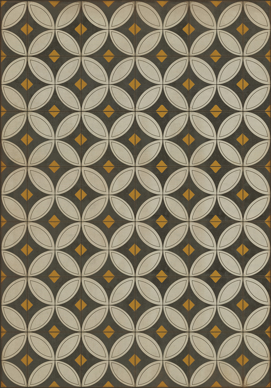 Pattern 70 May the Lights Guide You Home - vinyl floor cloth size 84x120