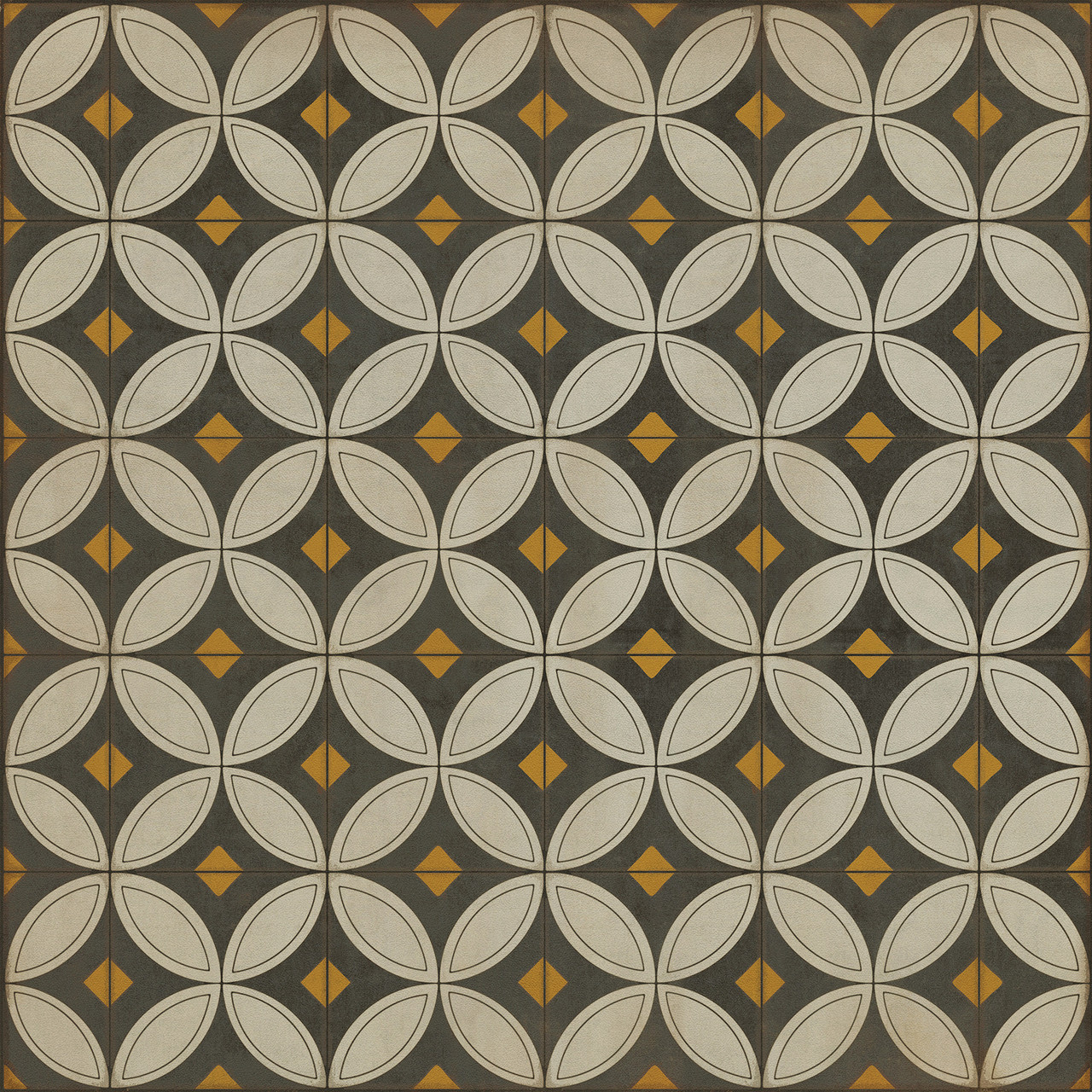 Pattern 70 May the Lights Guide You Home - vinyl floor cloth size 84x84