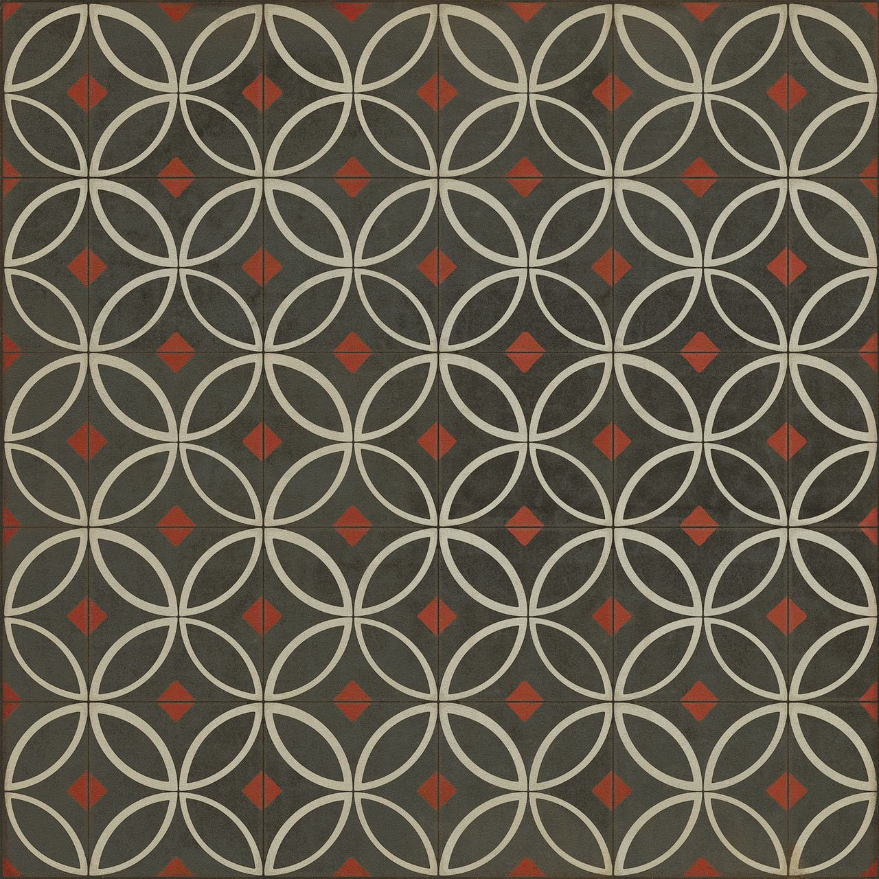 Pattern 70 When the Reaper Comes - vinyl floor cloth size 84x84