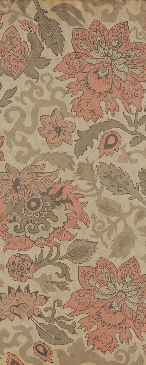 Pattern 71 Kyoto - vinyl floor cloth sizes 30x75, 36x90