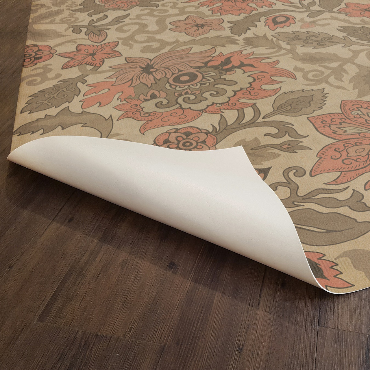 Pattern 71 Kyoto - vinyl floor cloth underside 