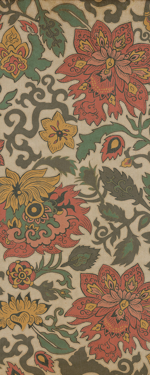 Pattern 71 Pacific Ring of Fire - vinyl floor cloth sizes 30x75, 36x90