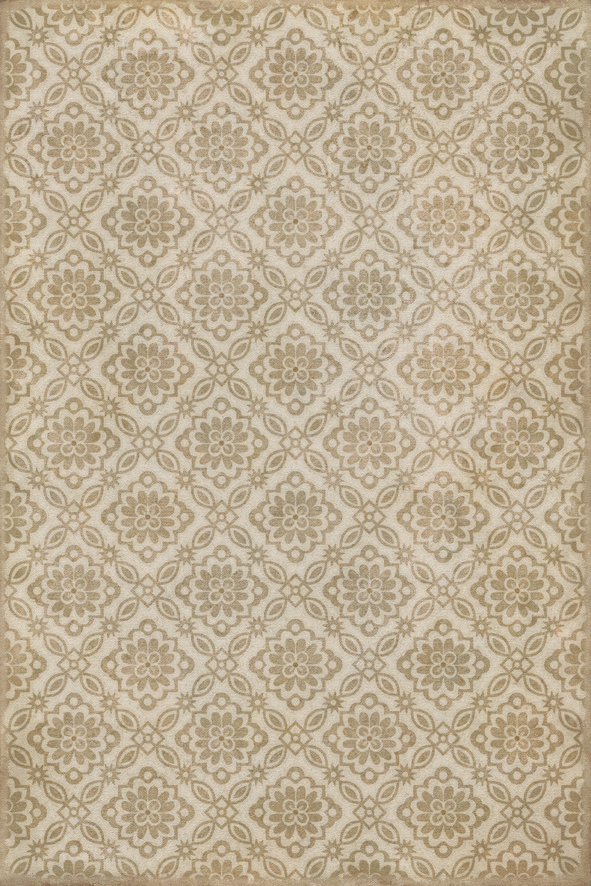 Williamsburg Bookbinder Clarkson - vinyl floor cloth sizes 20x30, 24x36, 30x44, 38x56, 52x76, 70x102, 84x120